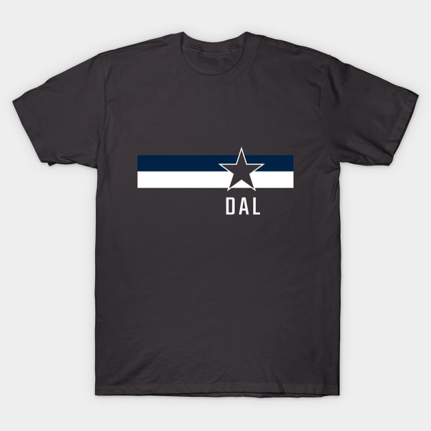 Dallas Cowboys Clean Game T-Shirt by semicullan